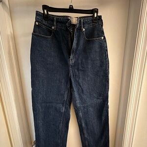 Everlane curvy high waist jean, 30 long, vintage indigo